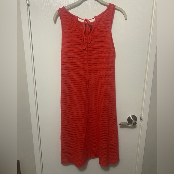 NWT Lucy Paris Red Knit Dress, Size L - Picture 6 of 7